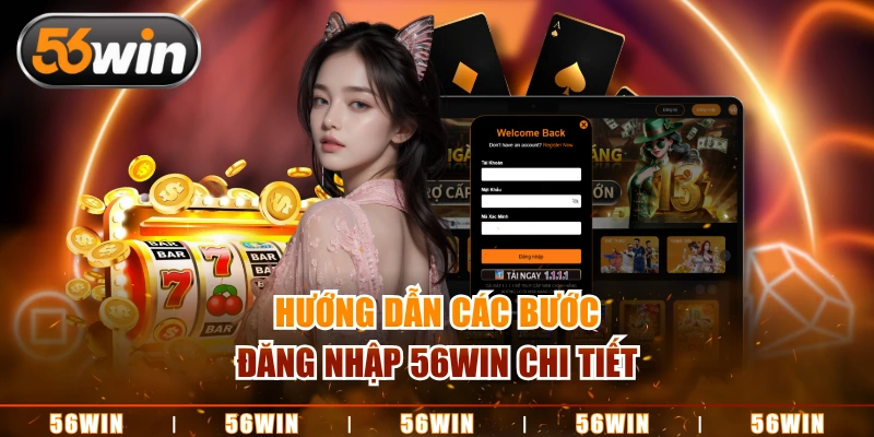 Hướng dẫn các bước đăng nhập 56WIN chi tiết