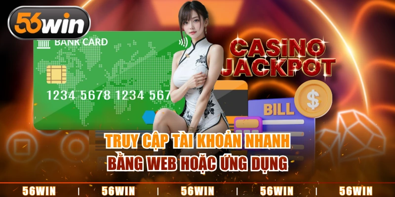 Truy cập account cá nhân bằng link web hoặc app